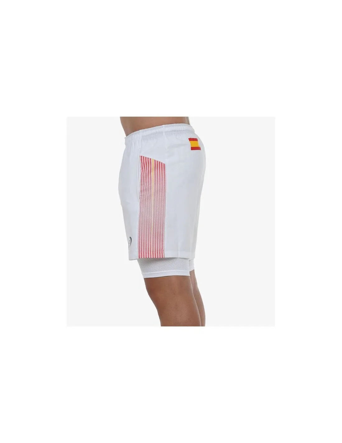 Pantalones Bullpadel Elato Hombre Blanco