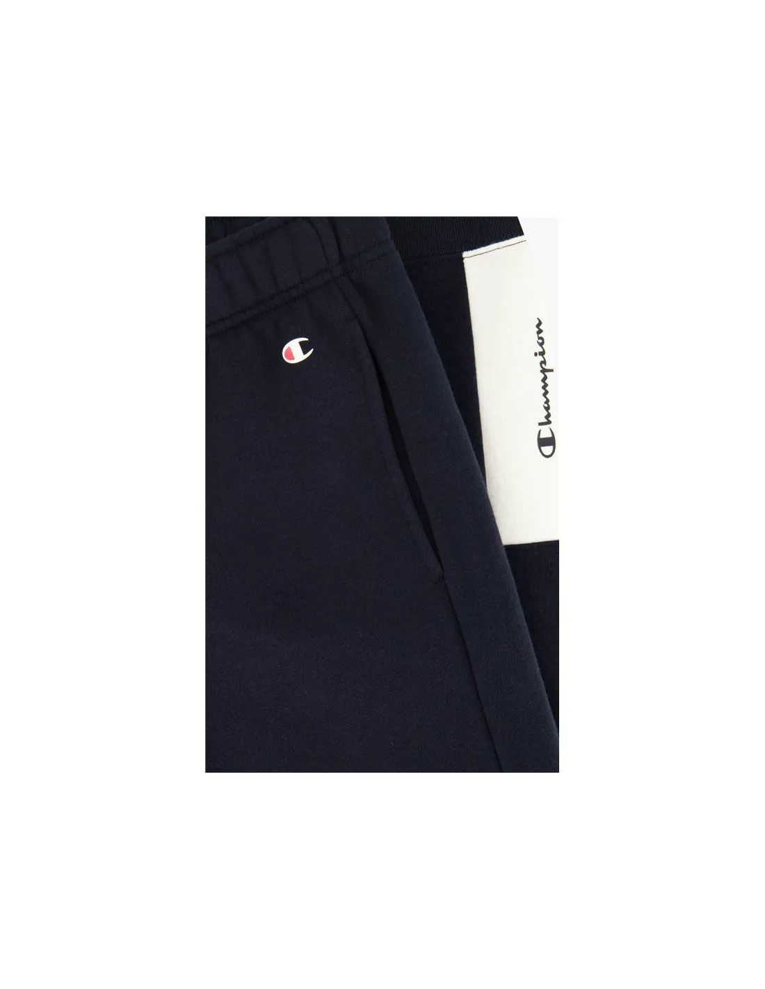 Pantalones Champion Rib Cuff Colour Block M Dark blue