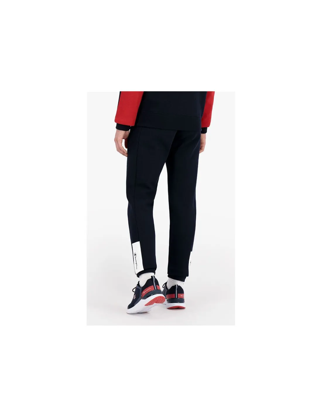 Pantalones Champion Rib Cuff Colour Block M Dark blue