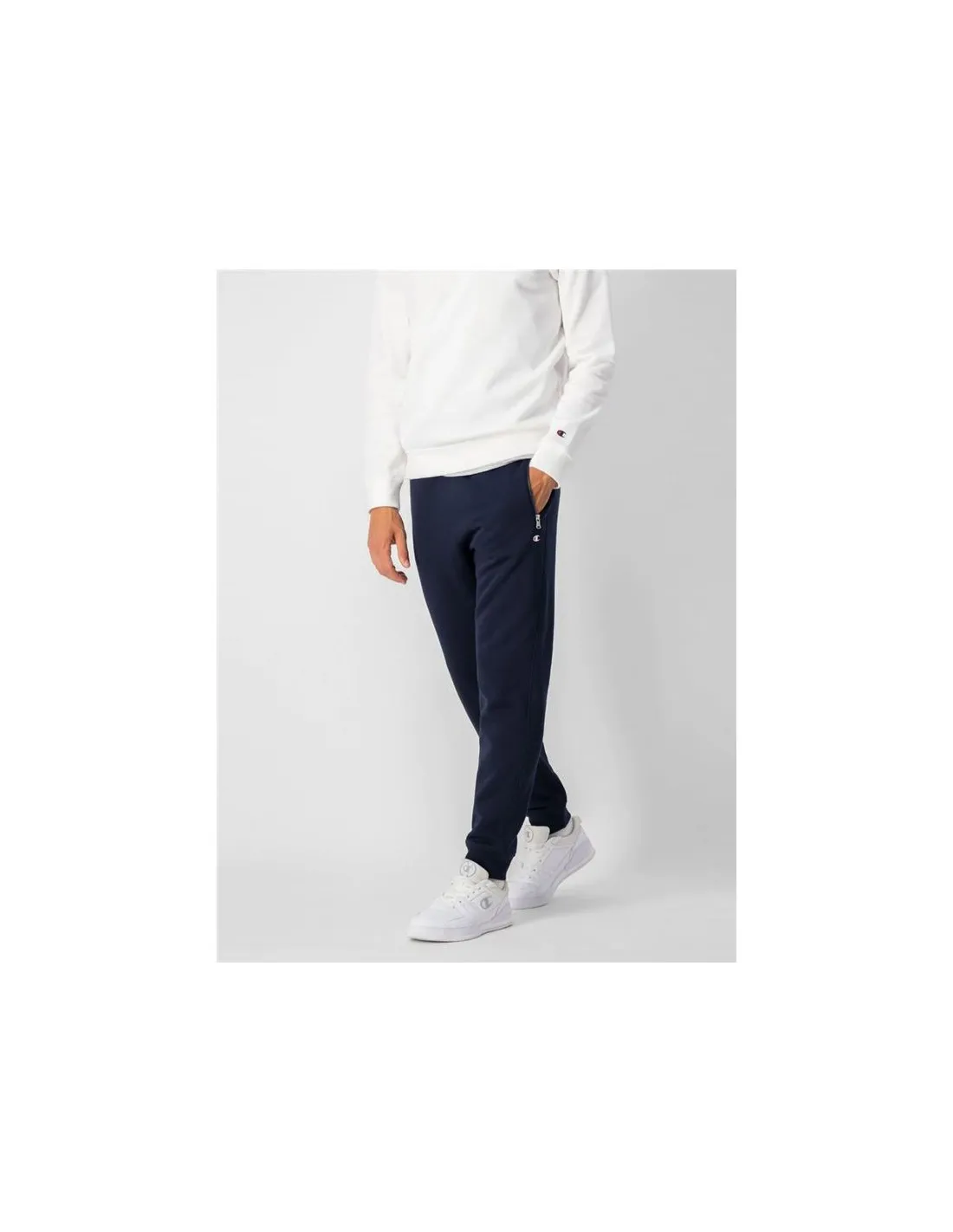 Pantalones Champion Rib Cuff Legacy Azul Hombre
