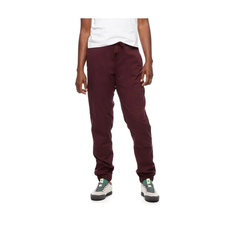 Pantalones de escalada para mujer Black Diamond Pantalones Notion para mujer (Burdeos)