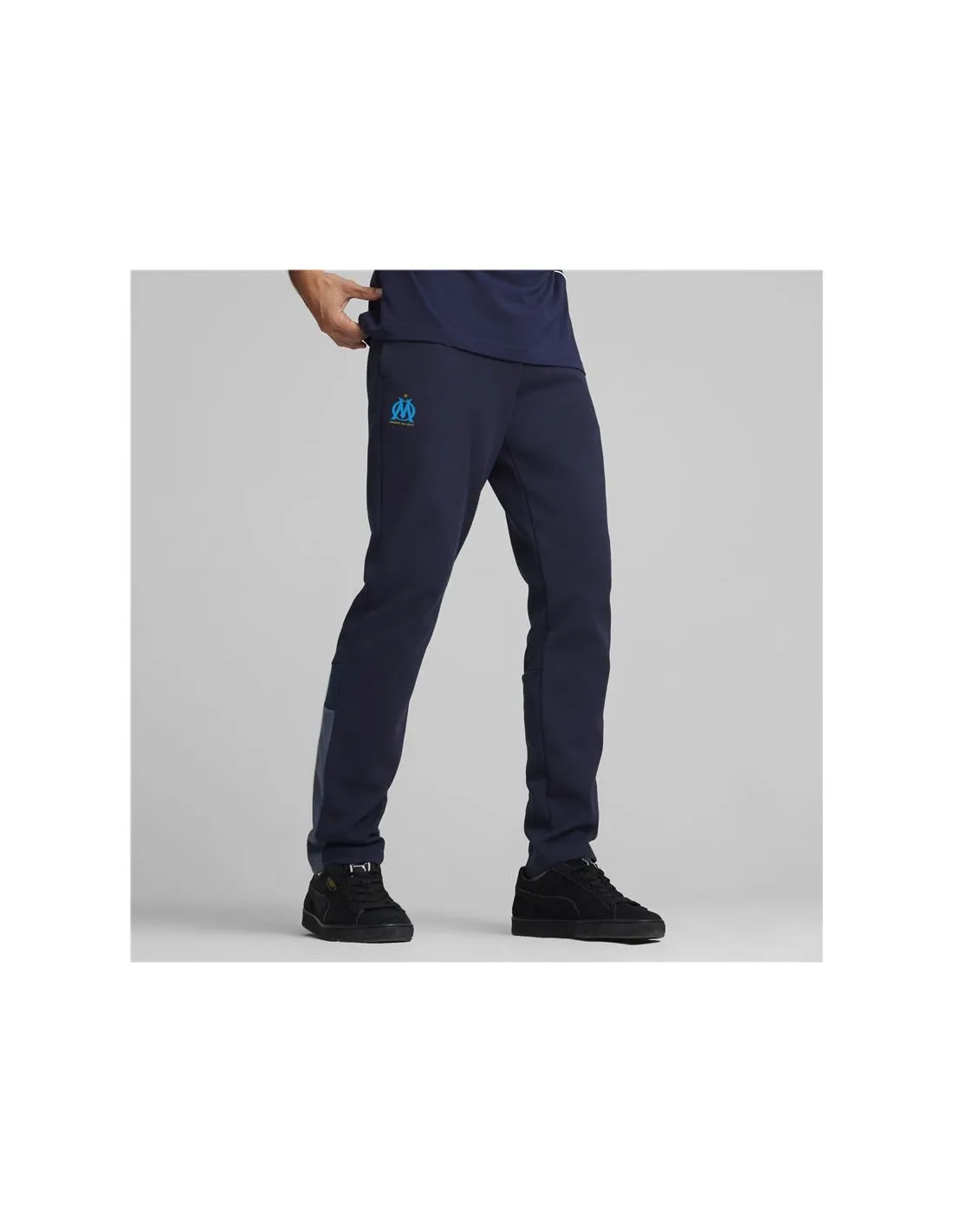 Pantalones de Fútbol Puma Olympique Marseille Azul Marino Hombre