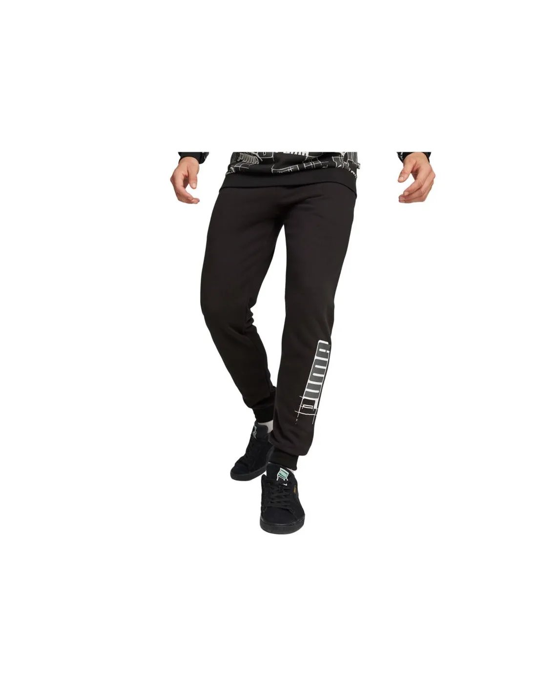 Pantalones Puma Essentials+ AB Negro Hombre