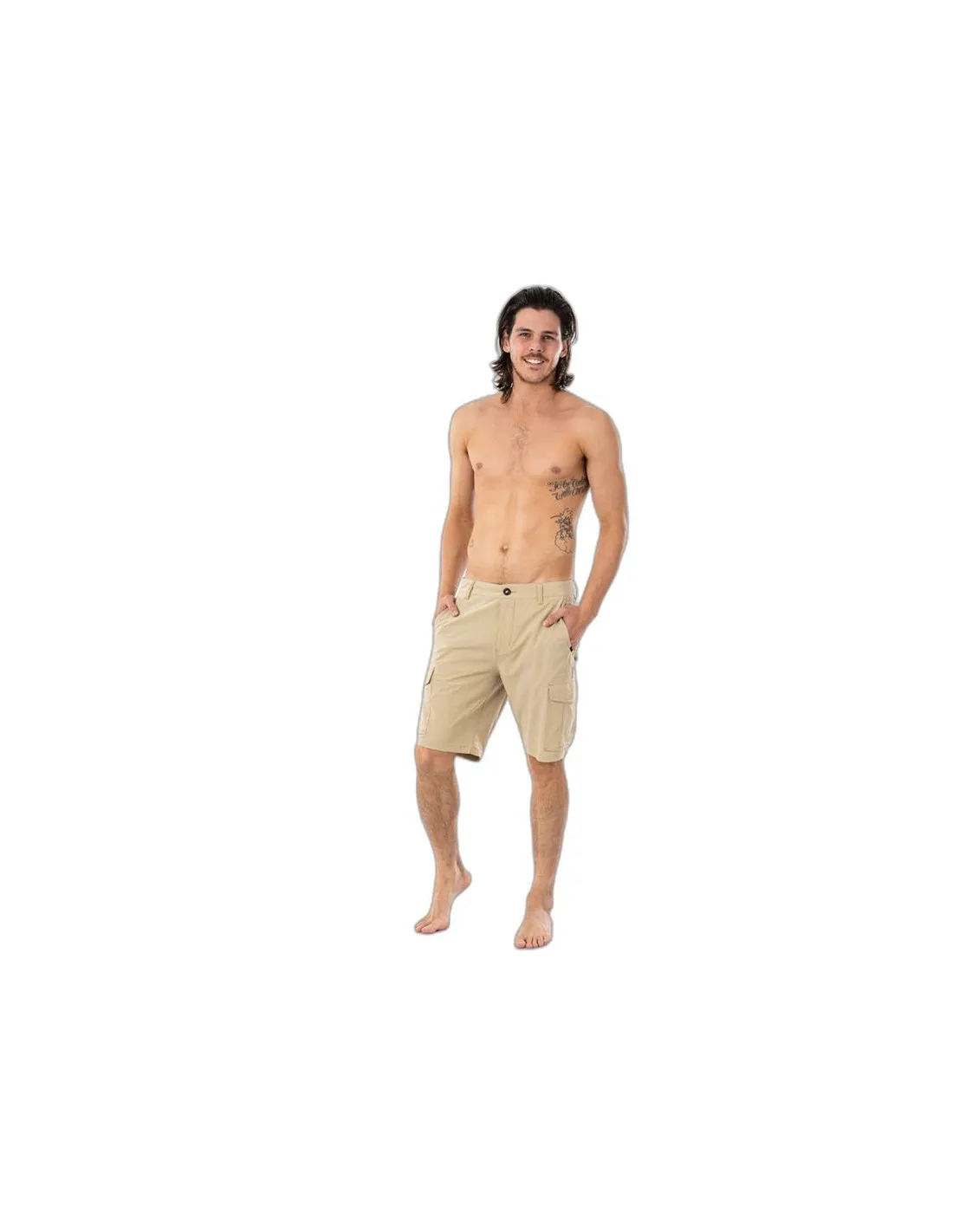Pantalones Rip Curl Boardwalk Trail Cargo Beige Hombre