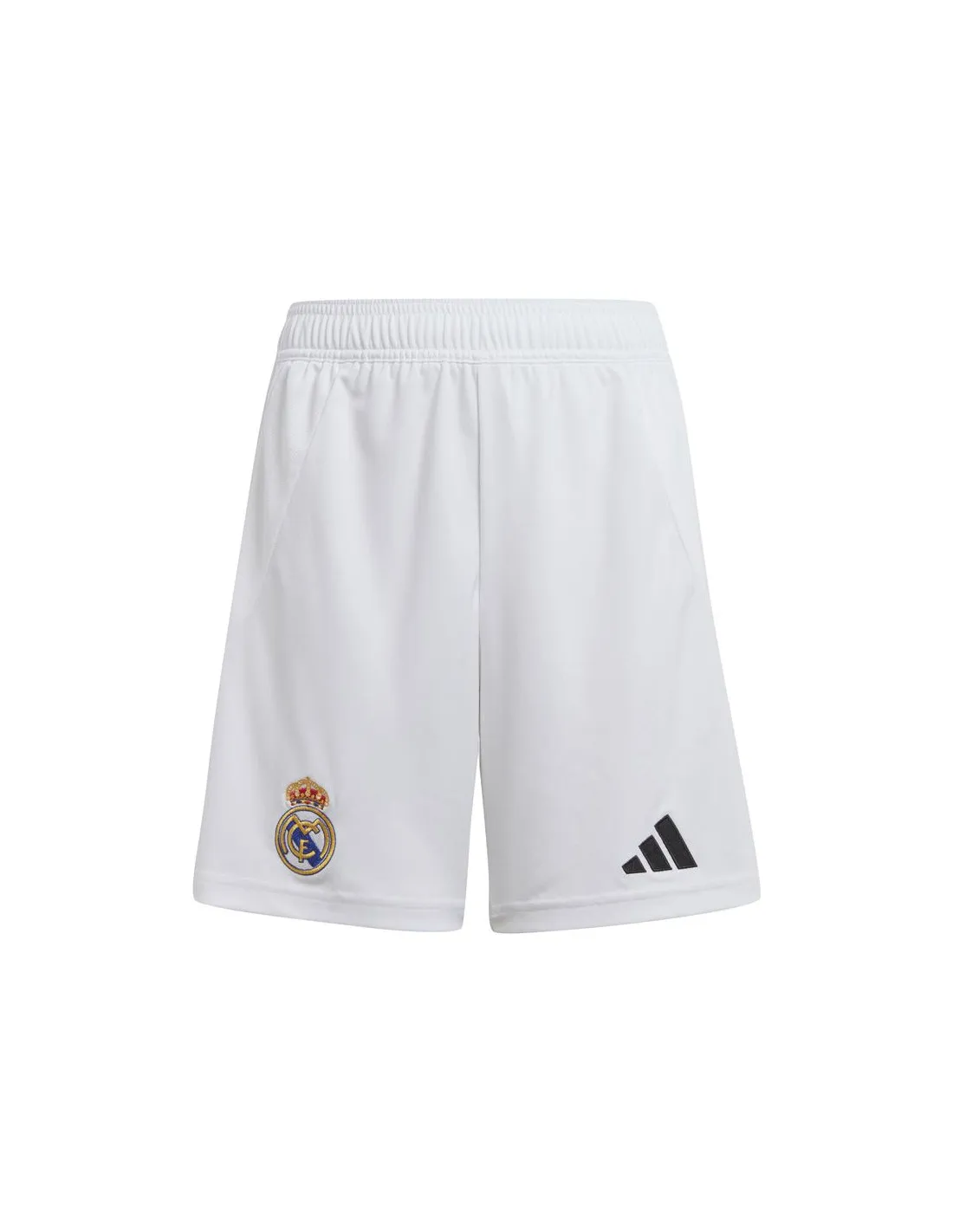 Pantalón de Fútbol adidas Real Madrid 24/25 Home Short Niño Blanco