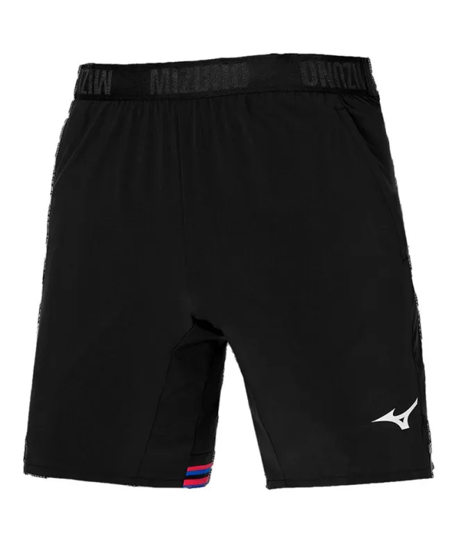 Pantalón de Tenis Mizuno 8 In Amplify Short Hombre Negro