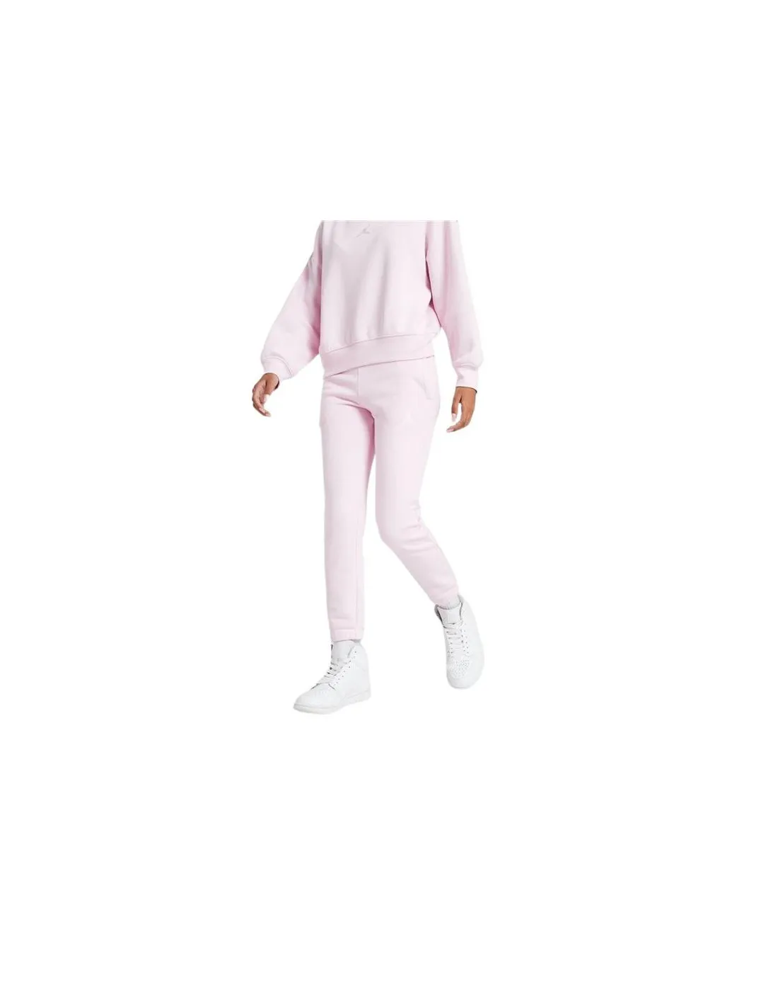 Pantalón Jordan Icon Play Fleece Niña Rosa