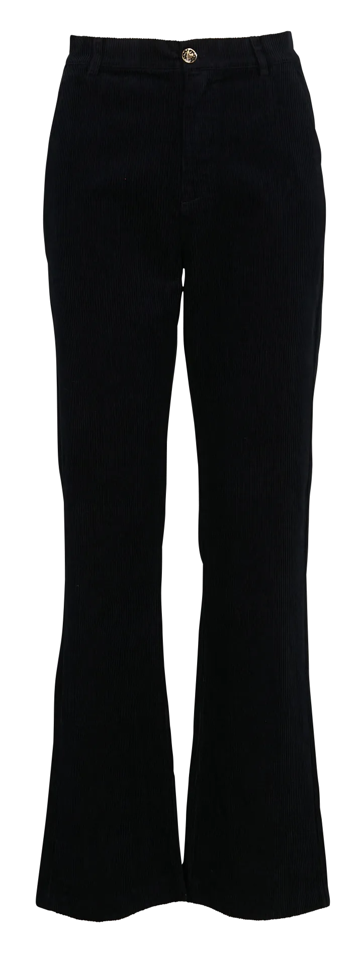 Pantalón recto de pana de algodón en azul