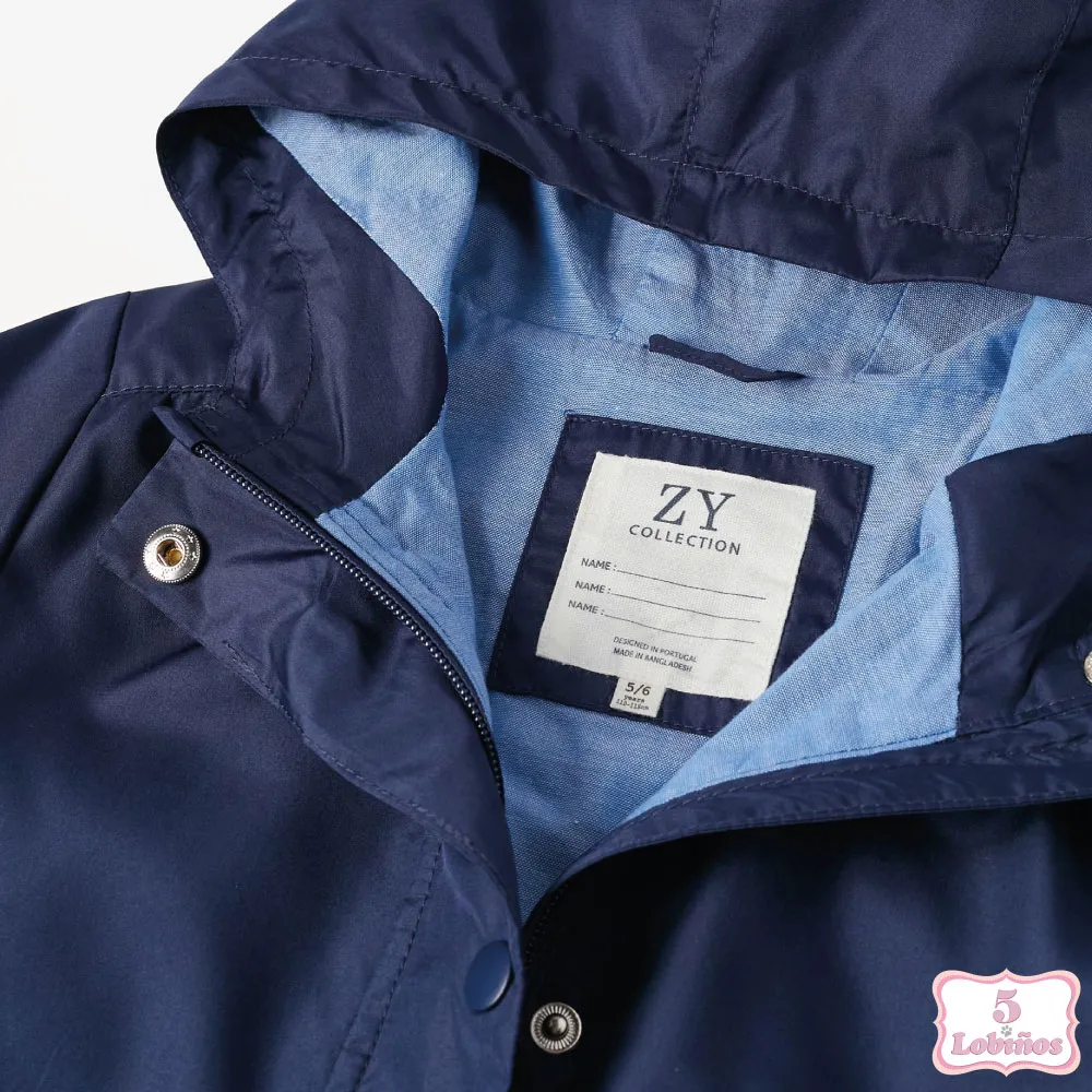 PARKA NIÑA MARINO ZIPPY