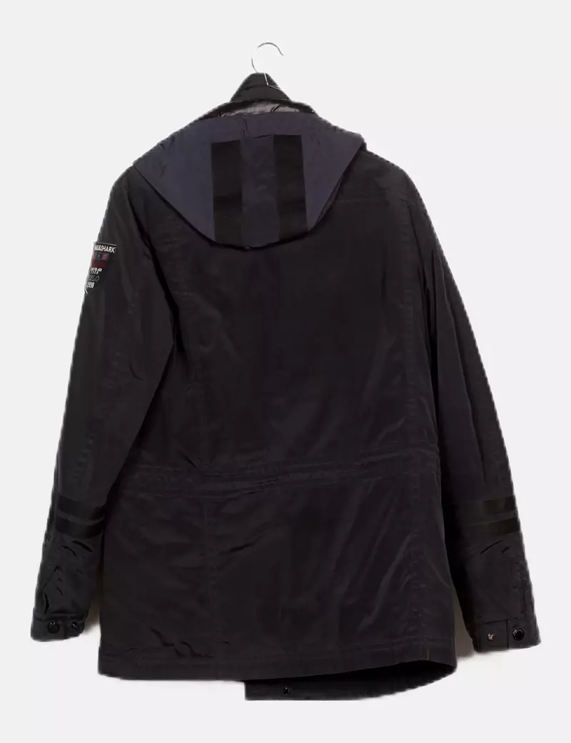 Paul & Shark Abrigo negro casual