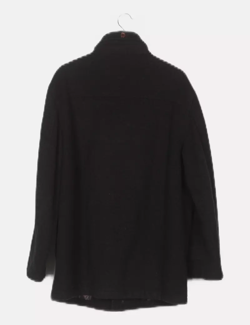 Pedro del Hierro Abrigo combinado negro