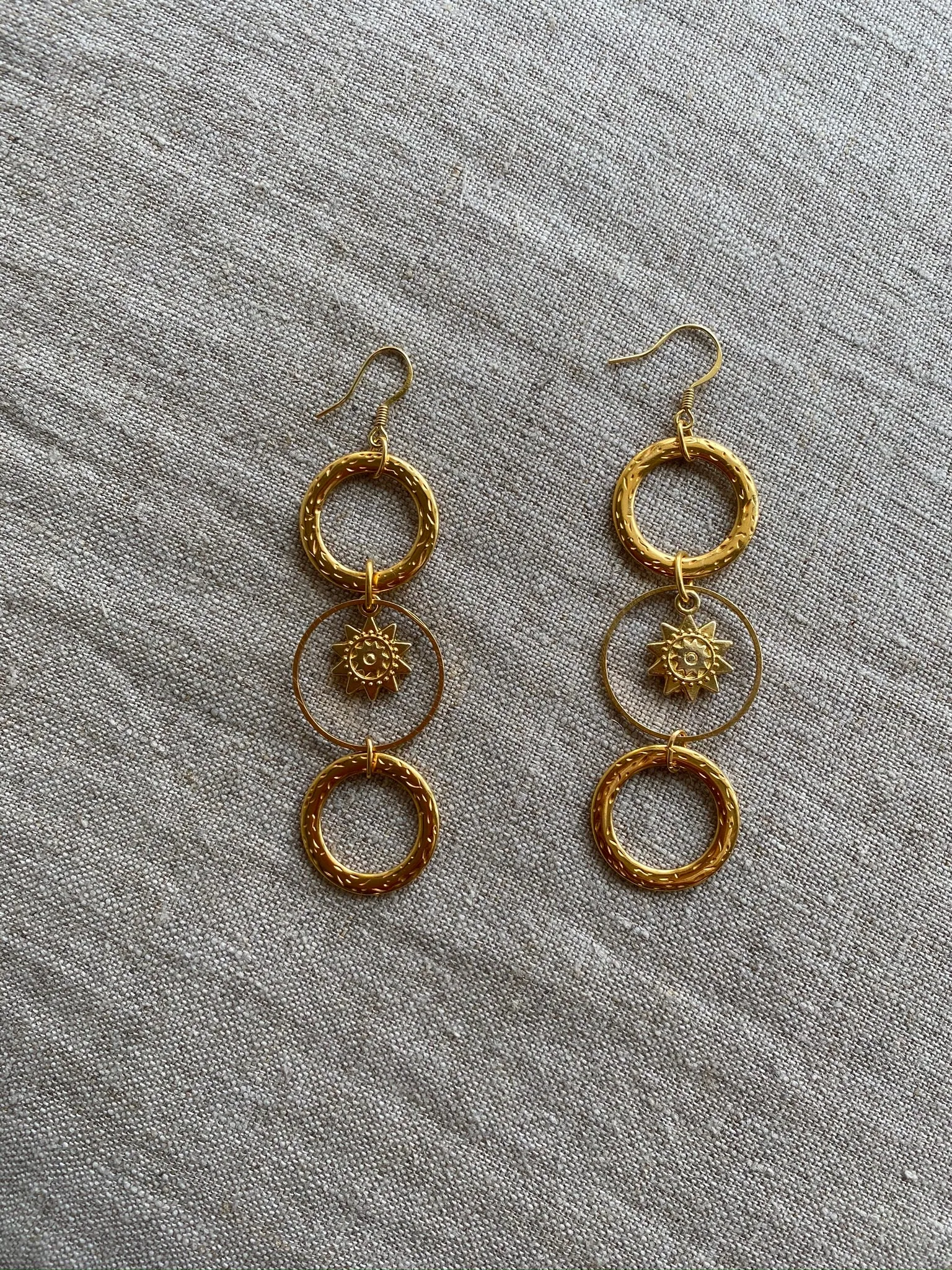 Pendientes Golden Soleil