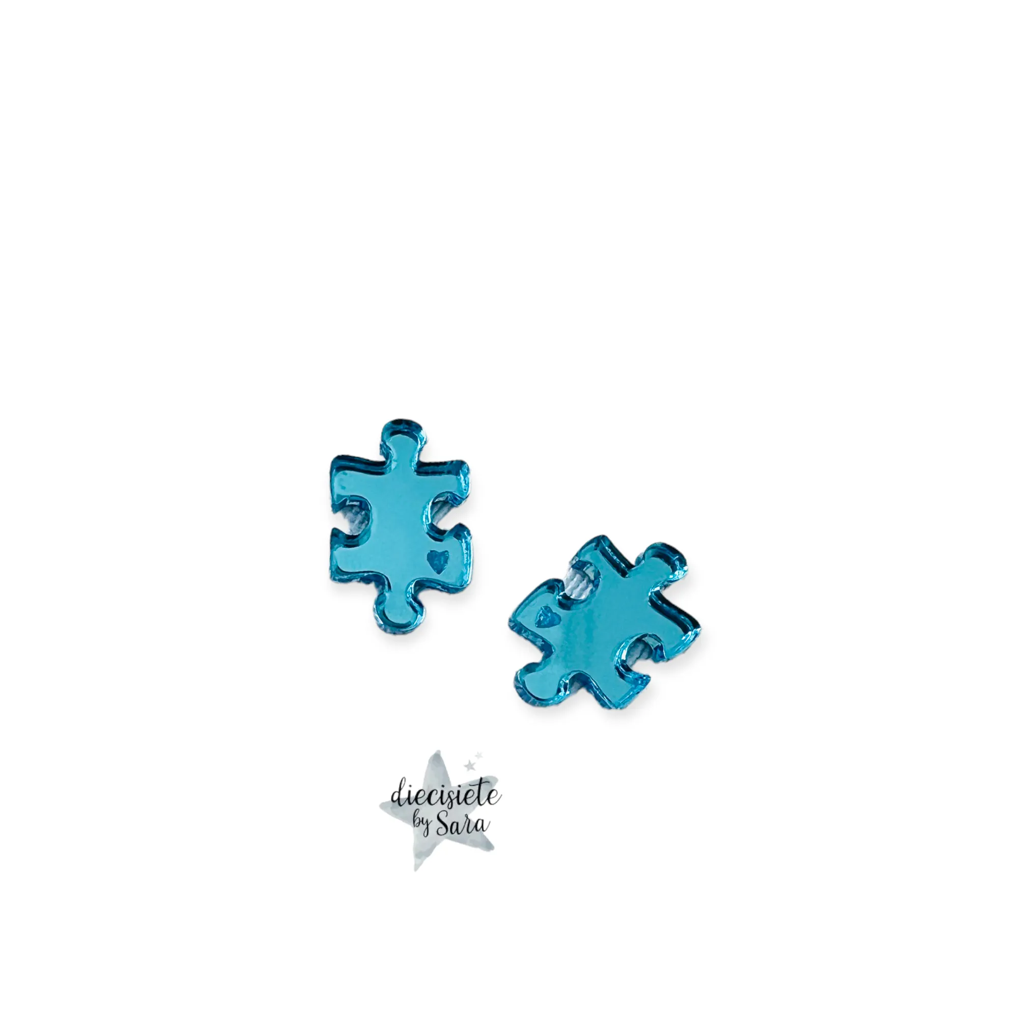 Pendientes Pieza de puzzle