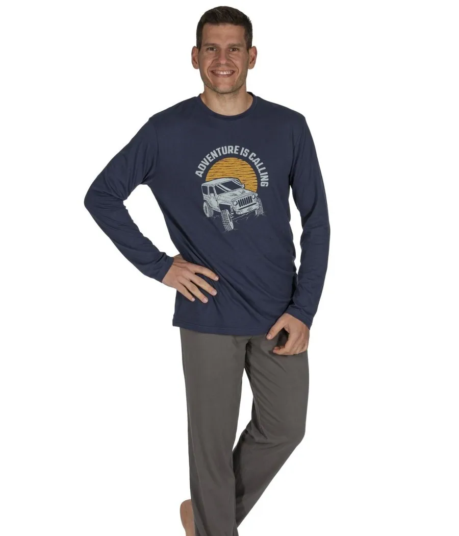 Pijama hombre largo Javier Golmar Adventure