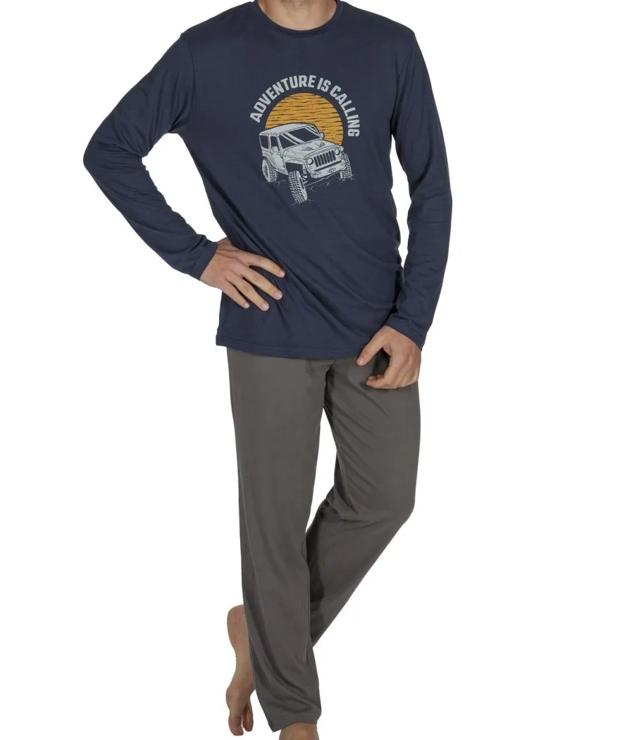 Pijama hombre largo Javier Golmar Adventure