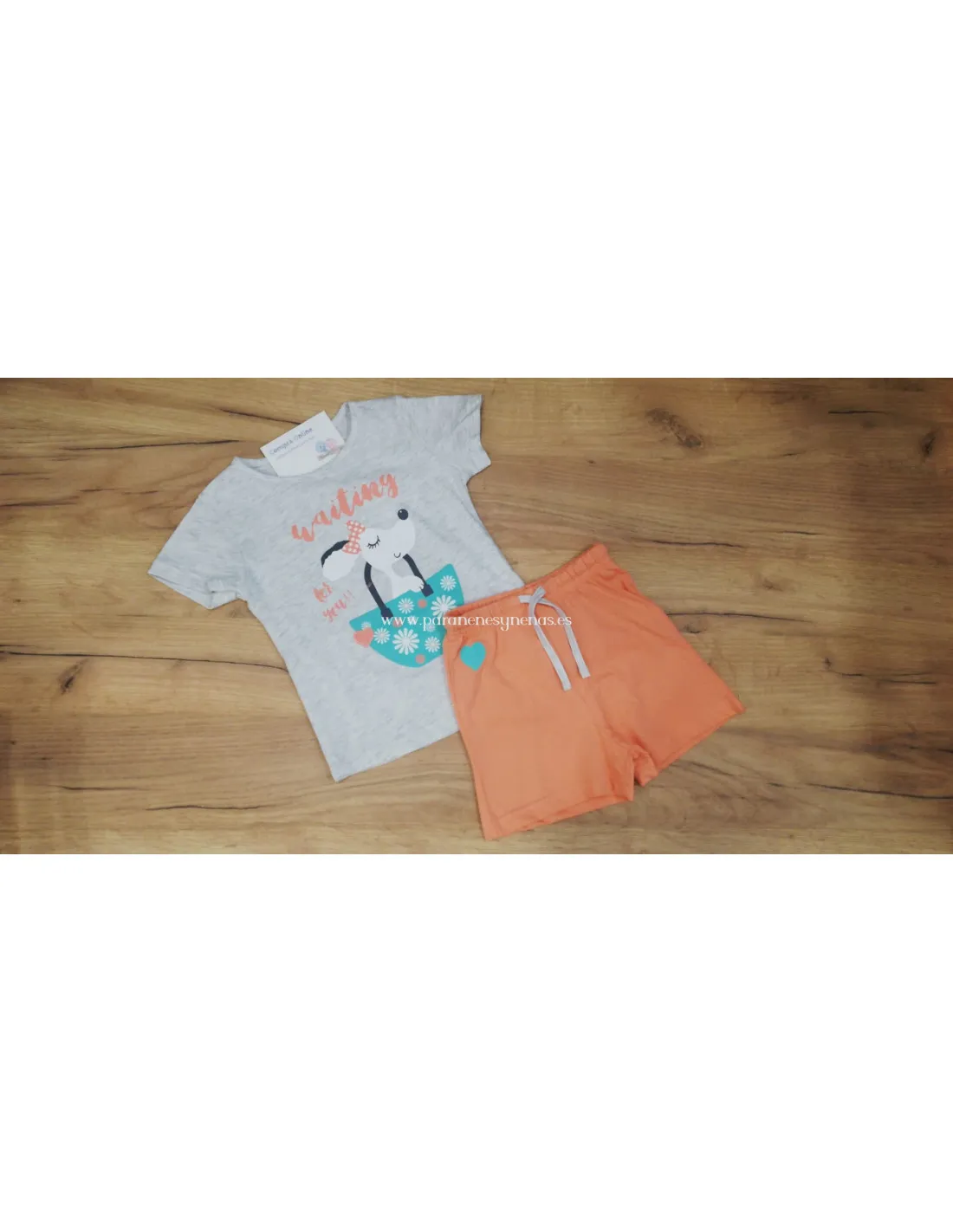 Pijama para niña Mandarina