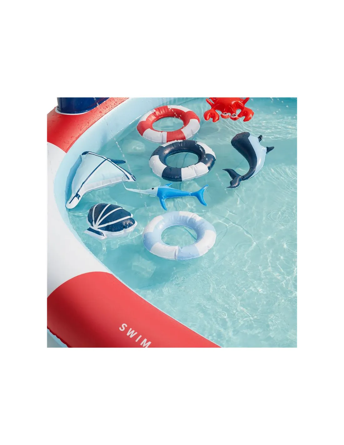 Piscina hinchable de aventuras Swim Essentials Whale 210 cm