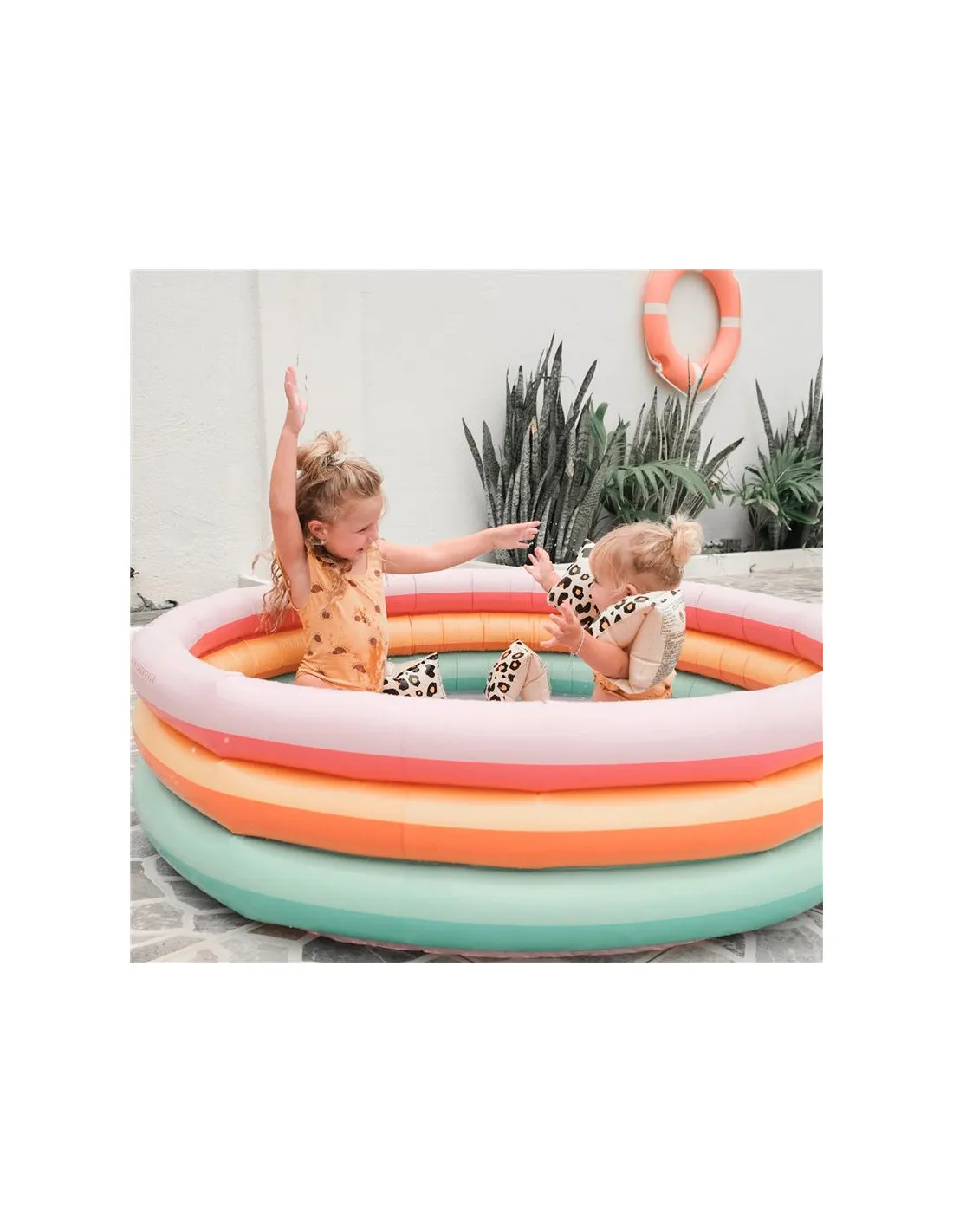 Piscina hinchable Swim Essentials Rainbow 150 cm