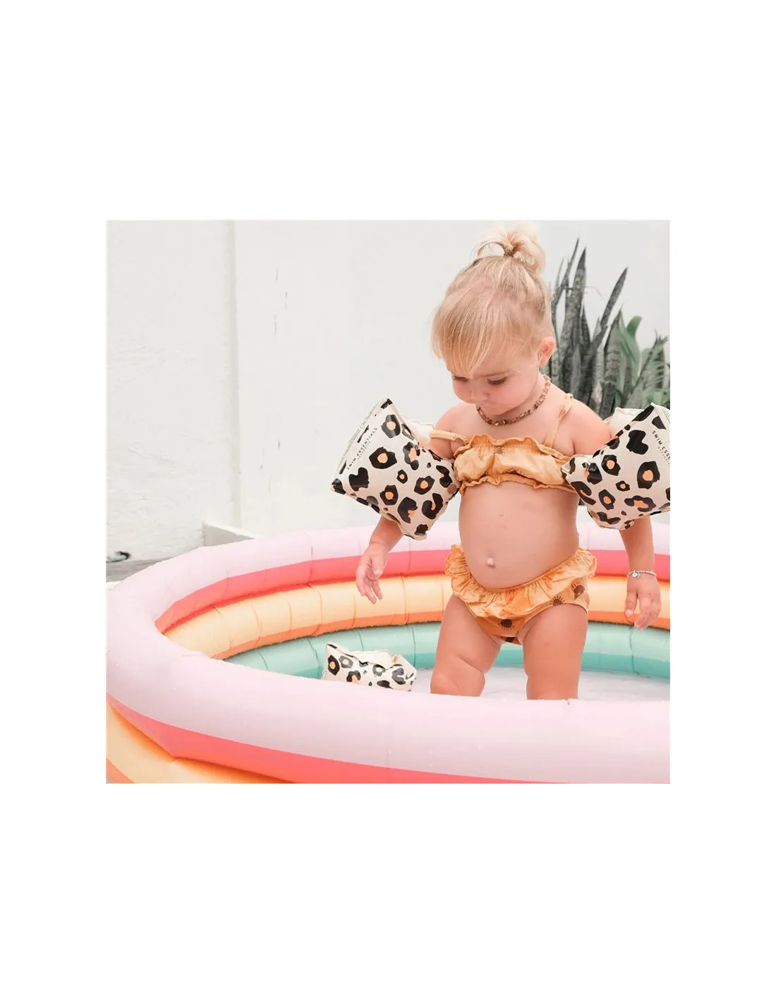Piscina hinchable Swim Essentials Rainbow 150 cm