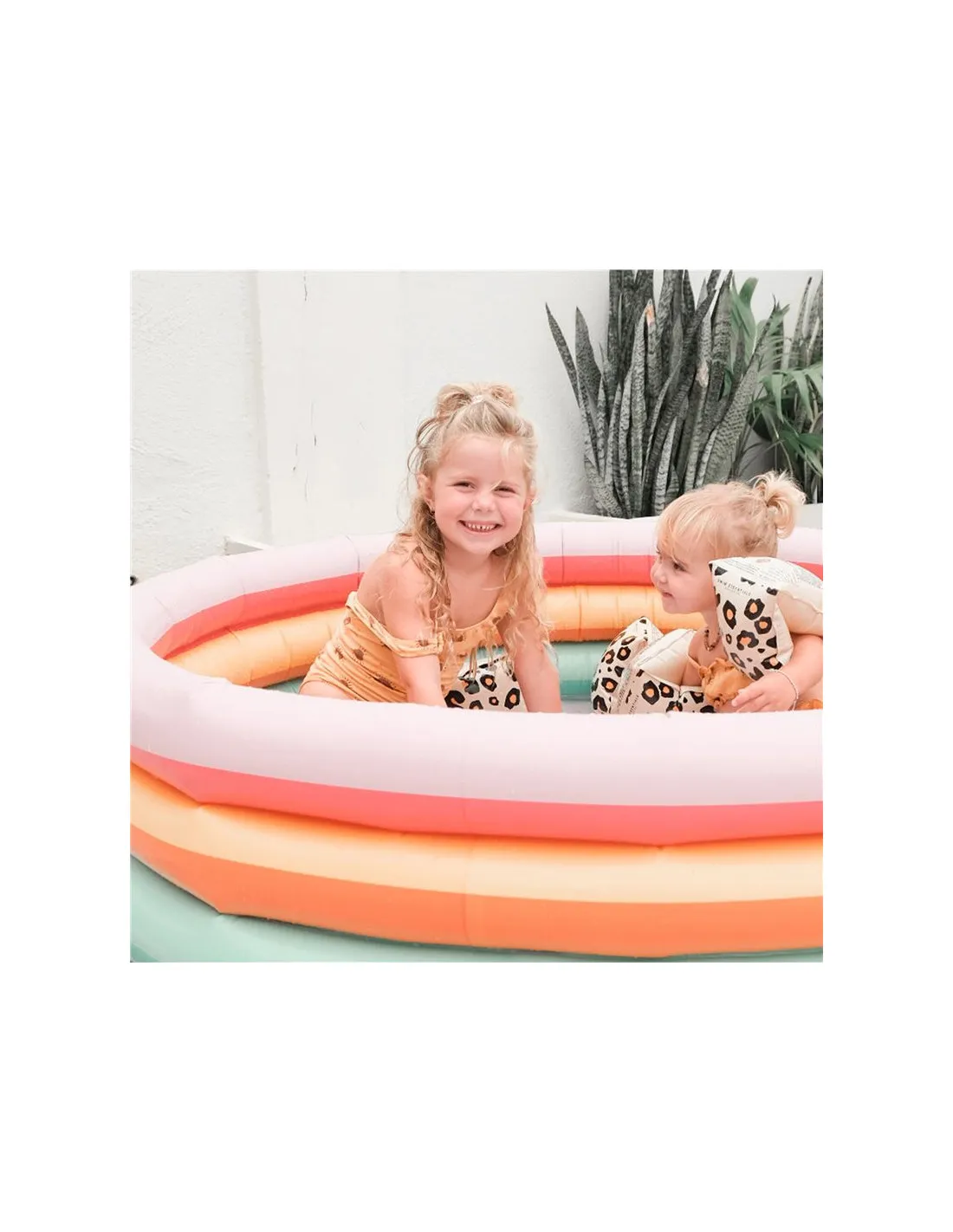 Piscina hinchable Swim Essentials Rainbow 150 cm