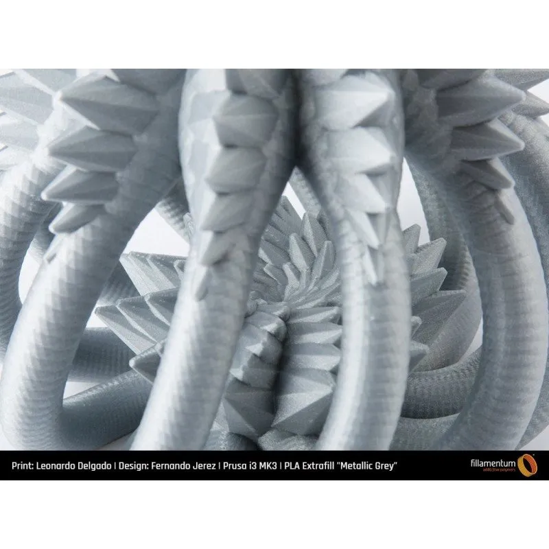 PLA Fillamentum  Grey Metalic