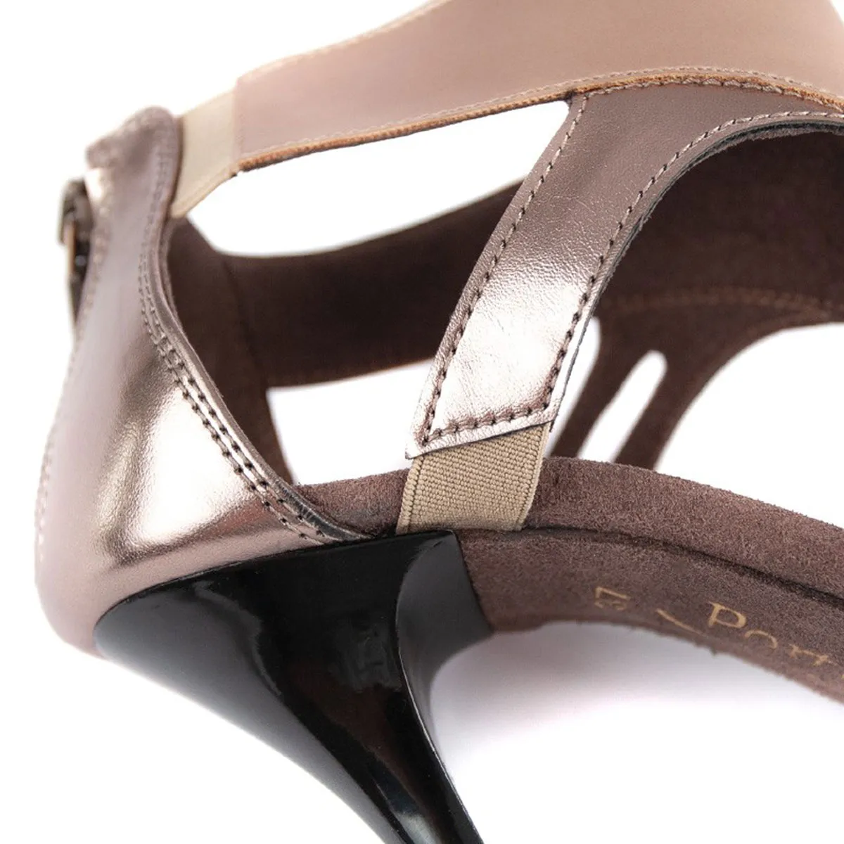 PORTDANCE MUJERES ZAPATOS DE BAILE PD813  VEGAN NUDE  7 CM