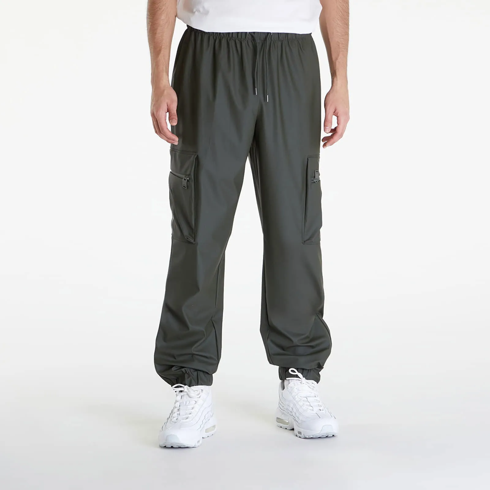 Rains Cargo Rain Pants Regular W3 UNISEX Green