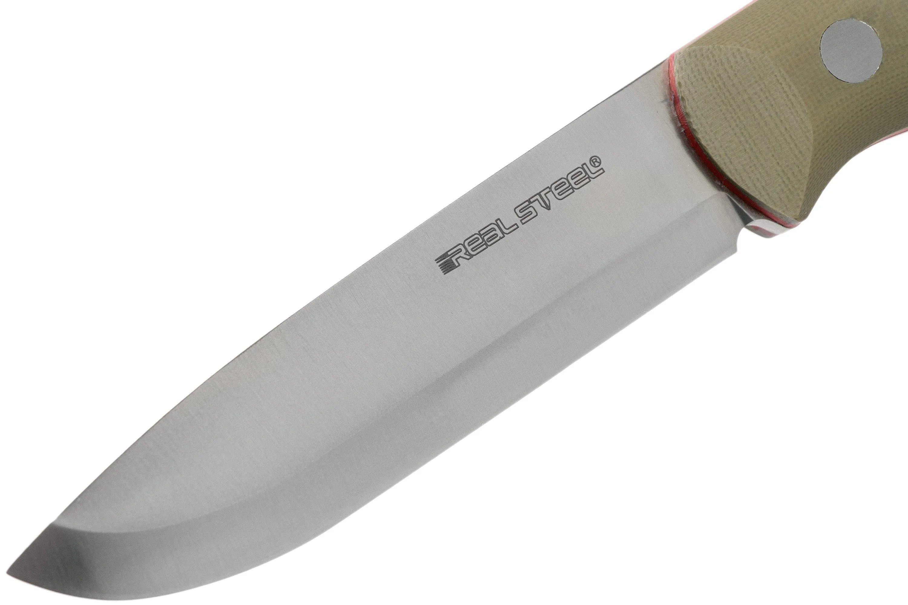 Real Steel bushcraft III Scandi 3726 Coyote cuchillo bushcraft