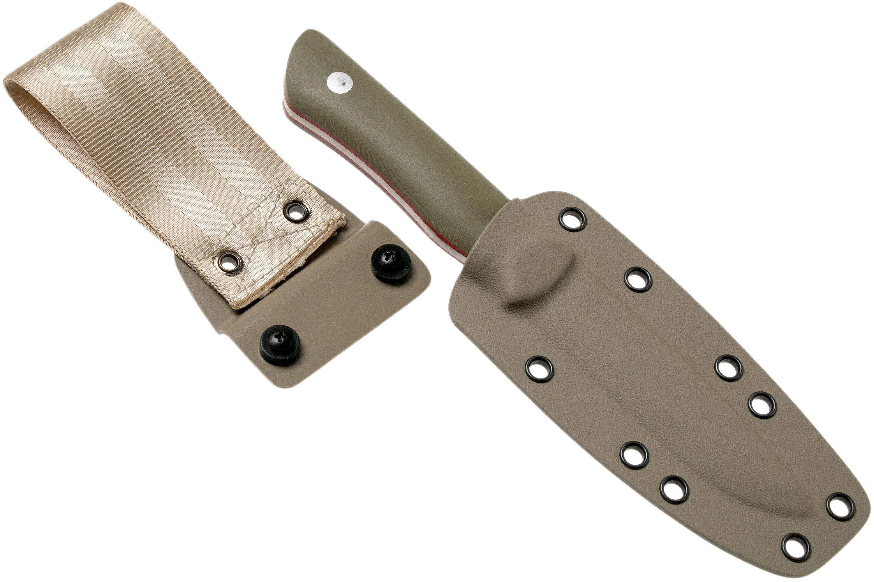Real Steel bushcraft III Scandi 3726 Coyote cuchillo bushcraft