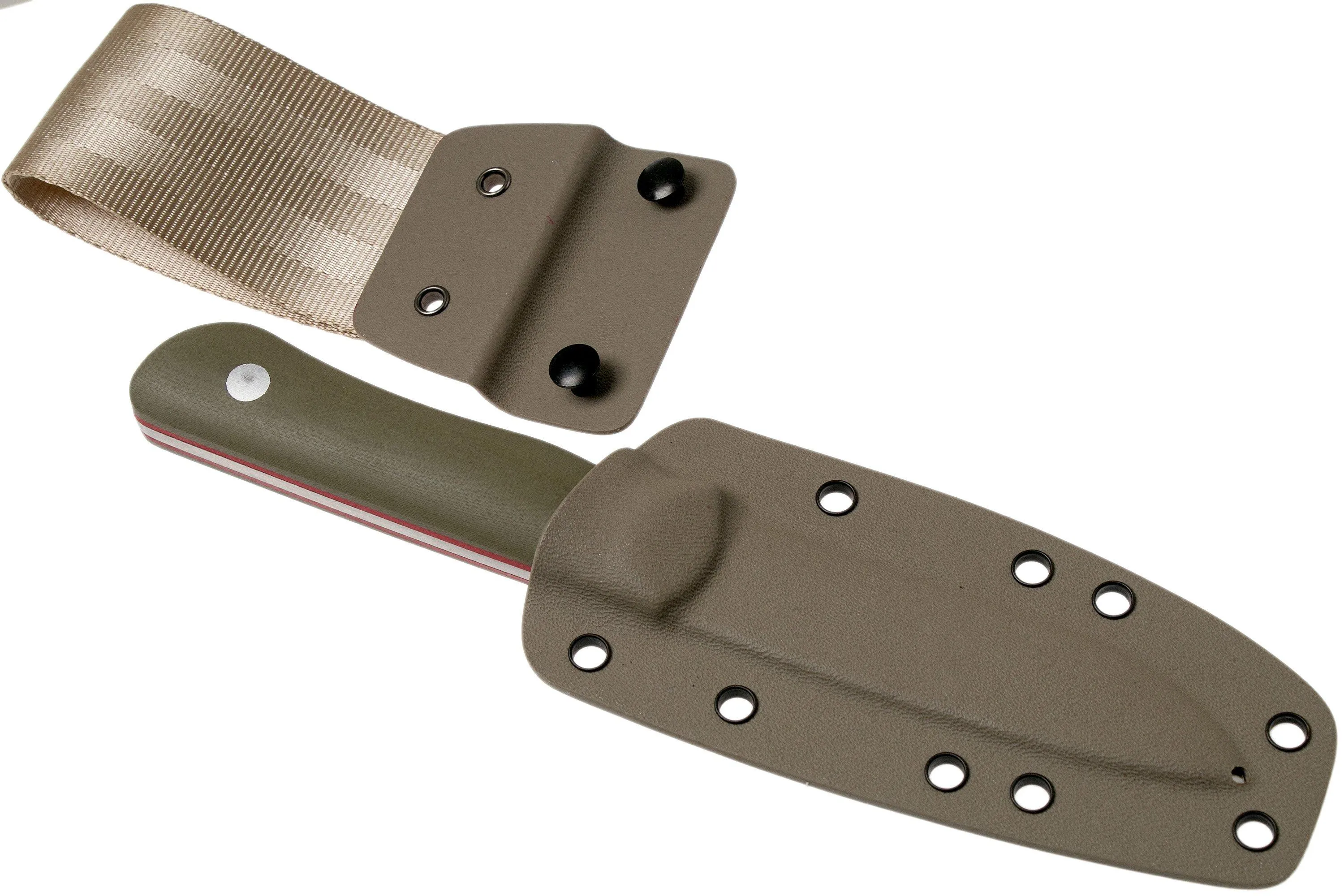 Real Steel bushcraft III Scandi 3726 Coyote cuchillo bushcraft