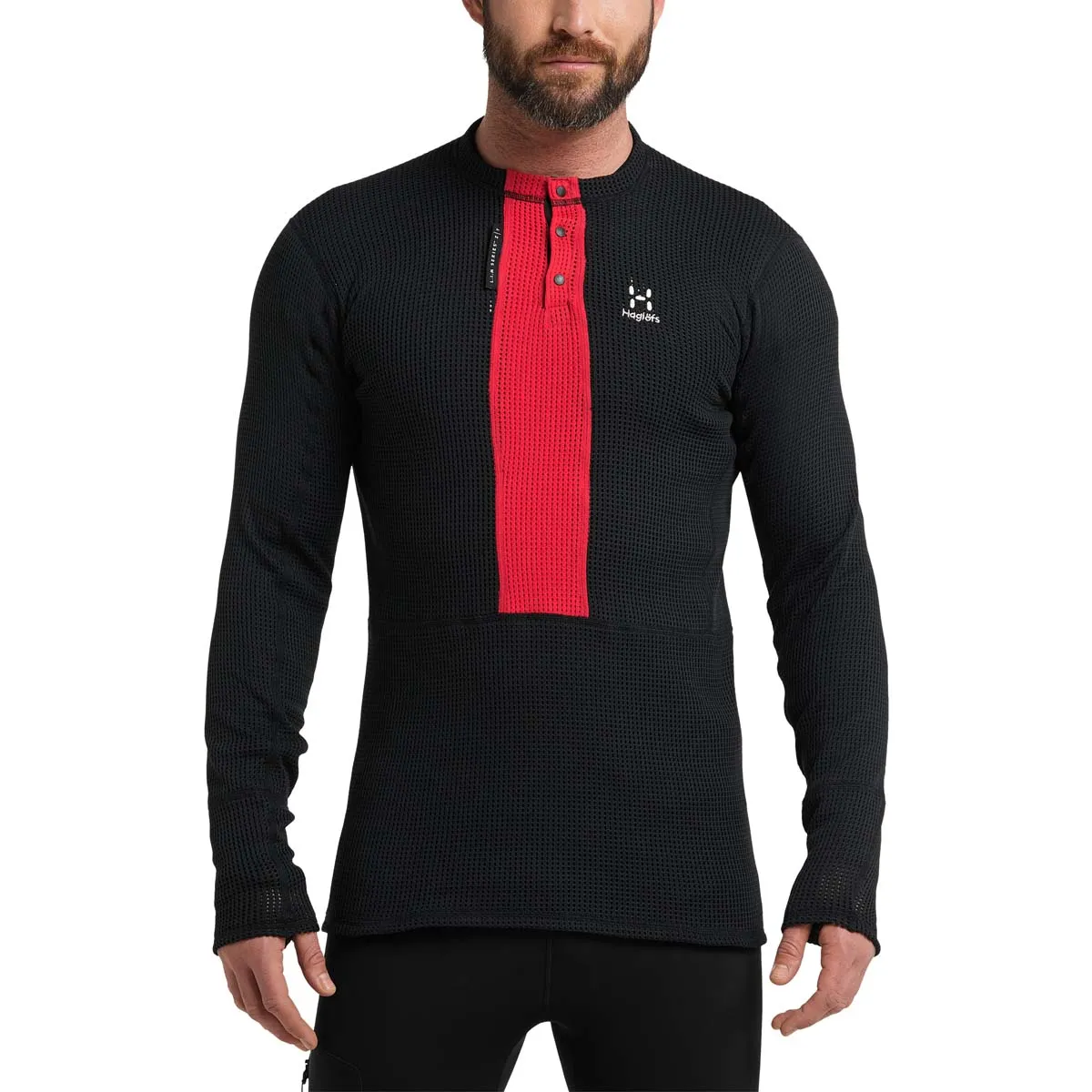 Ropa Térmica Hombre L.I.M Zt Air Base Men Haglöfs Negro