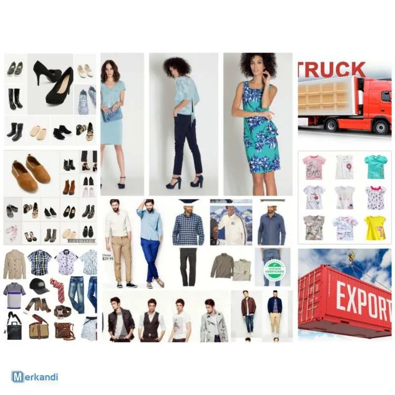 Ropa y calzado EXPORT  AFRICA Ropa Y CALZADO STOCK  Grado A