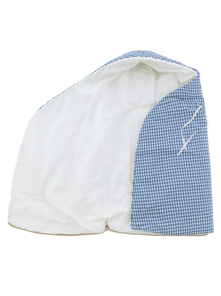 SACO CAPAZO CRUZADO CAPUCHA PICNIC STEEL BLUE 38x80x8 CM