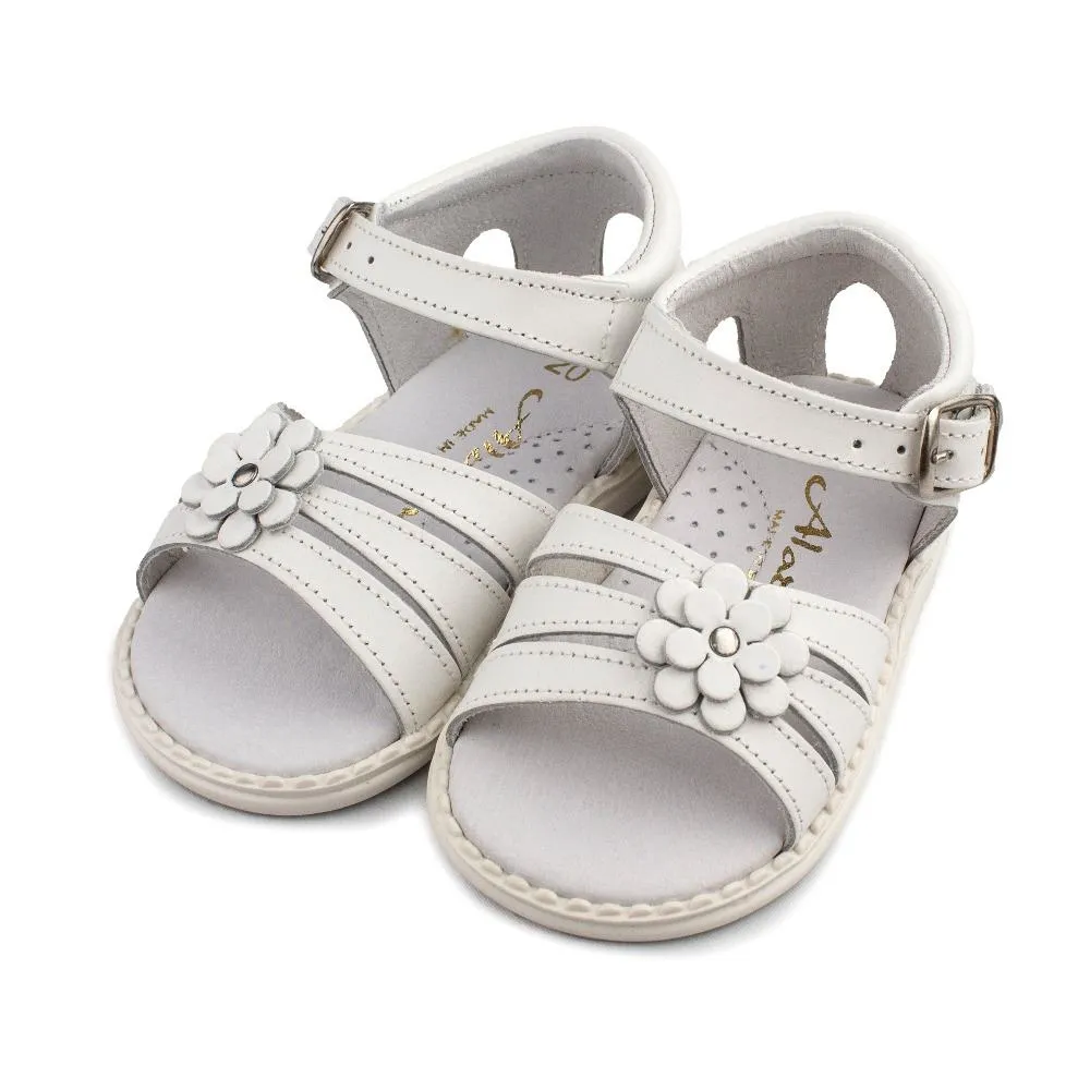 Sandalias Bebe Niña Blanca Flor Aladino