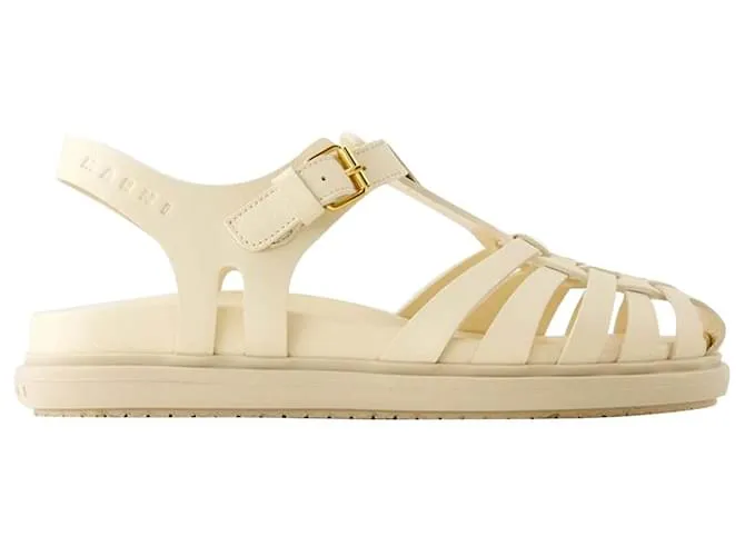 SANDALIAS CALZATURE  MARNI  PIEL  BLANCO 