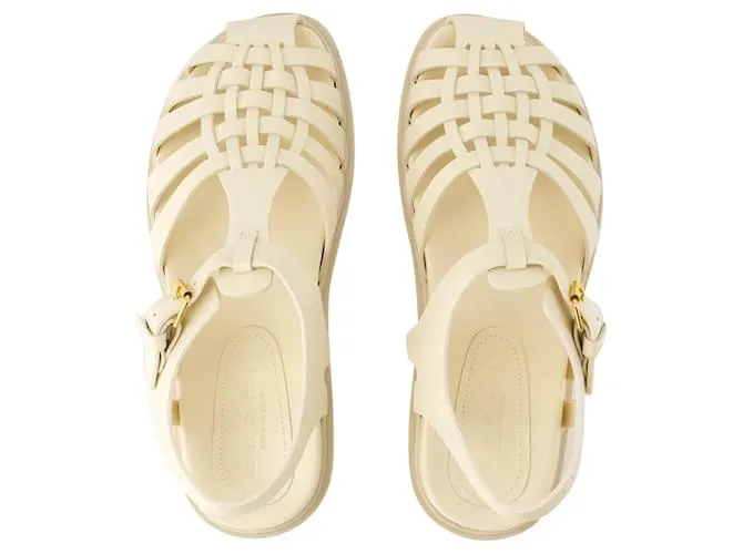 SANDALIAS CALZATURE  MARNI  PIEL  BLANCO 