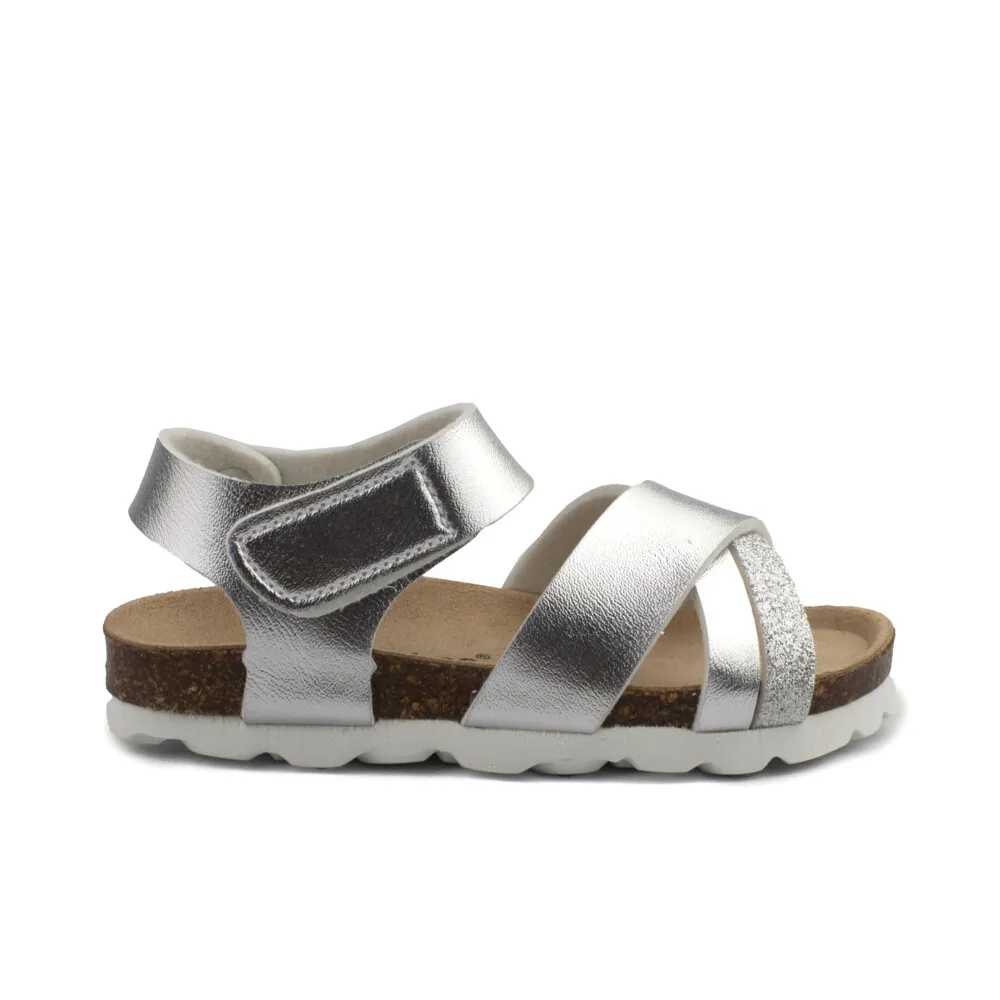 Sandalias Niña Plata Bio Aladino