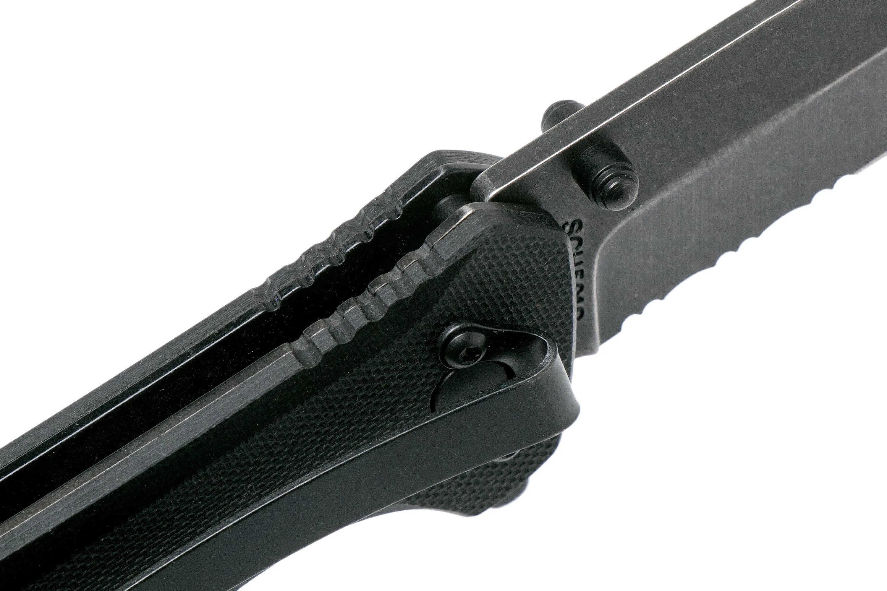 Schrade Liner Lock Knife Serrated SCH501S 9Cr18MoV, navaja