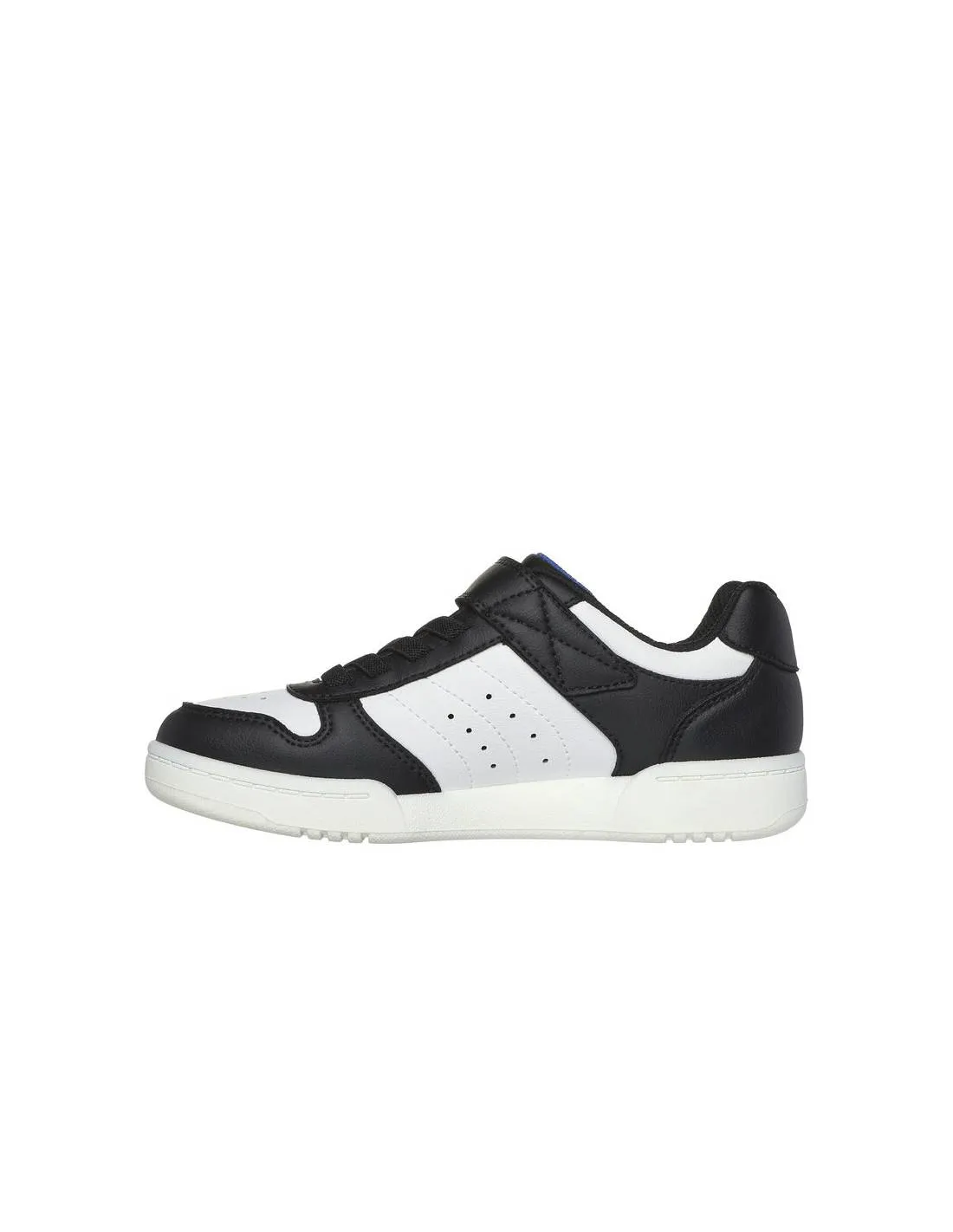 SKECHERS  ZAPATILLAS CASUAL KIDS QUICK STREET BLACK WHITE