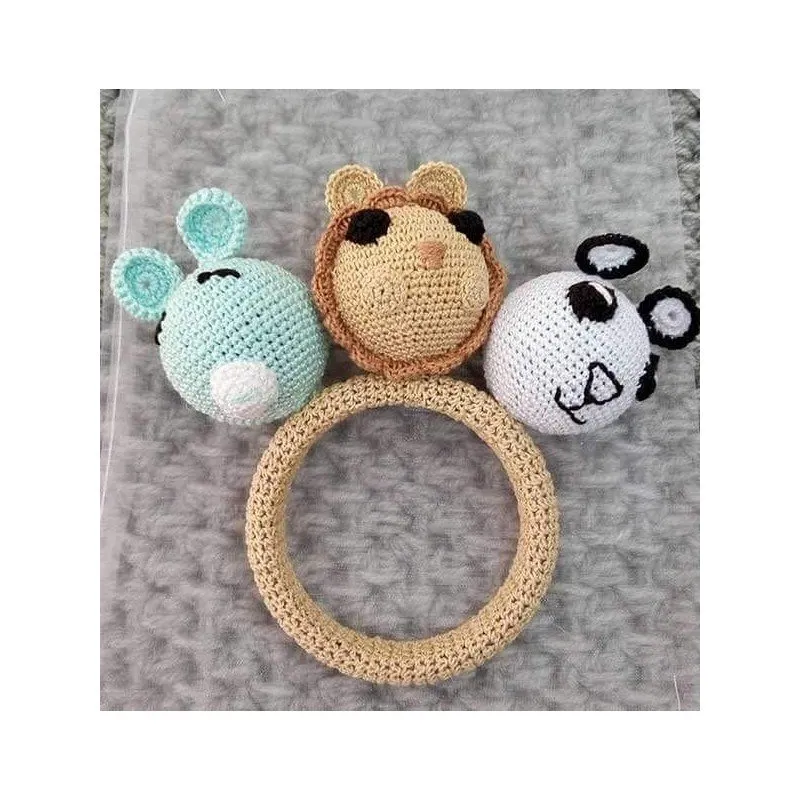 Sonajero amigurumi Zoo