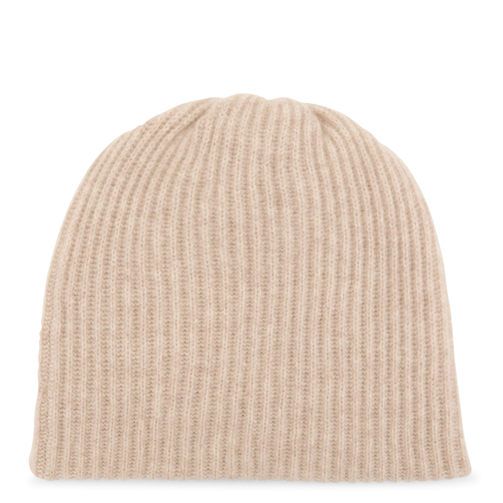 SUD EXPRESS BIBOU  GORRO DE CANALé DE CACHEMIR EN BEIGE