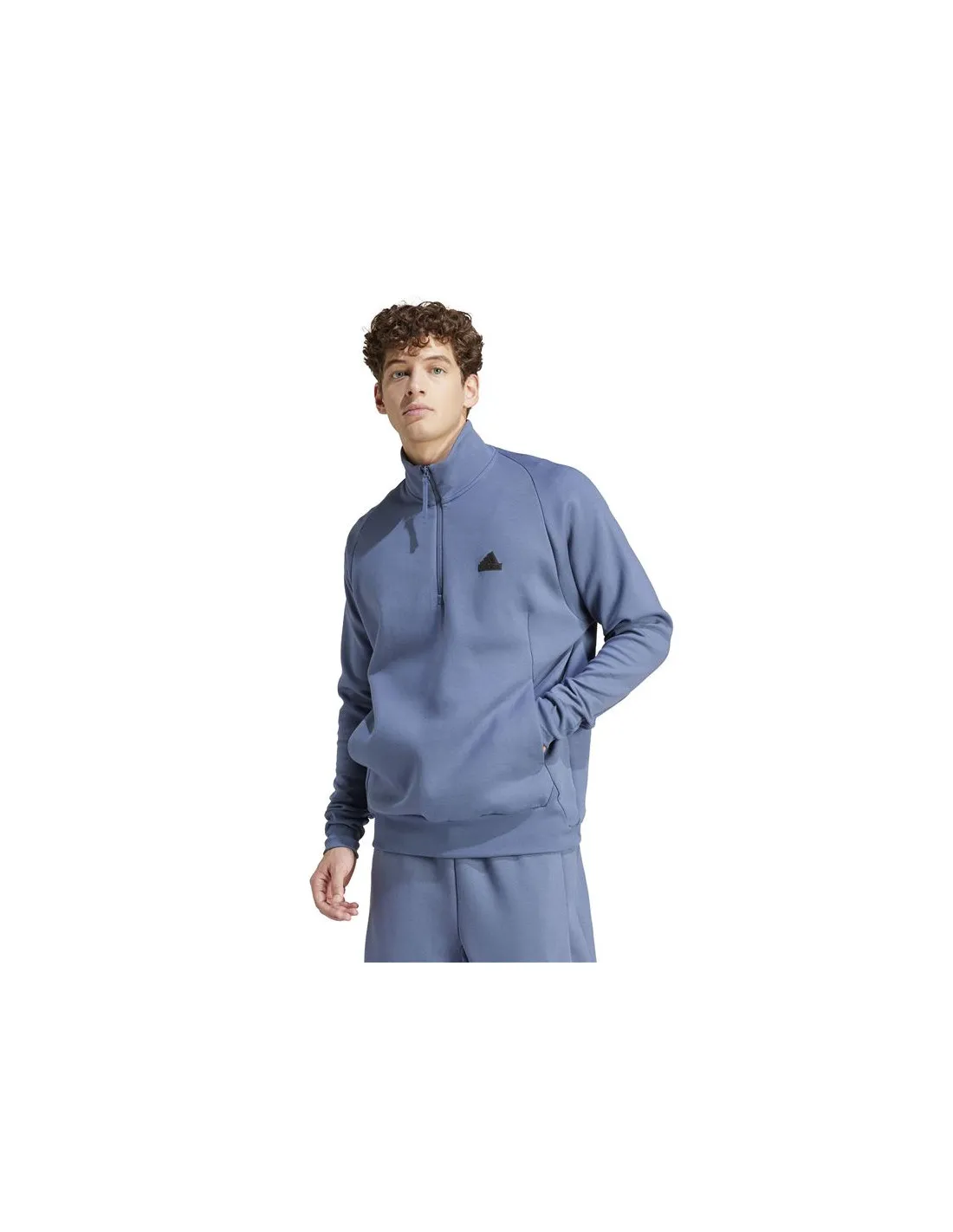SUDADERA ADIDAS Z.N.E. HZIP HOMBRE AZUL