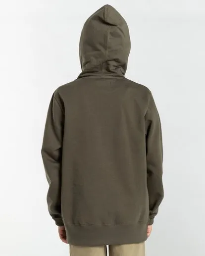 Sudadera BILLABONG con capucha para niño Arch Origin MILITARY (0176) Ref. Z2HO07BIF1 verde