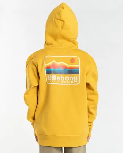 Sudadera BILLABONG con capucha para niño Dream Coast MUSTARD (0054) Ref. Z2HO06BIF1 amarillo mostaza