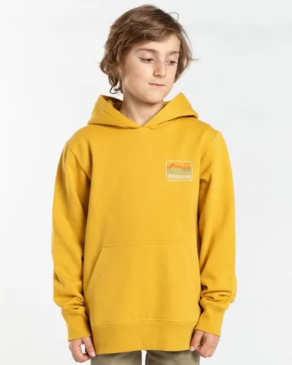 Sudadera BILLABONG con capucha para niño Dream Coast MUSTARD (0054) Ref. Z2HO06BIF1 amarillo mostaza