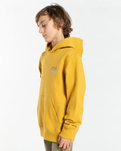 Sudadera BILLABONG con capucha para niño Dream Coast MUSTARD (0054) Ref. Z2HO06BIF1 amarillo mostaza