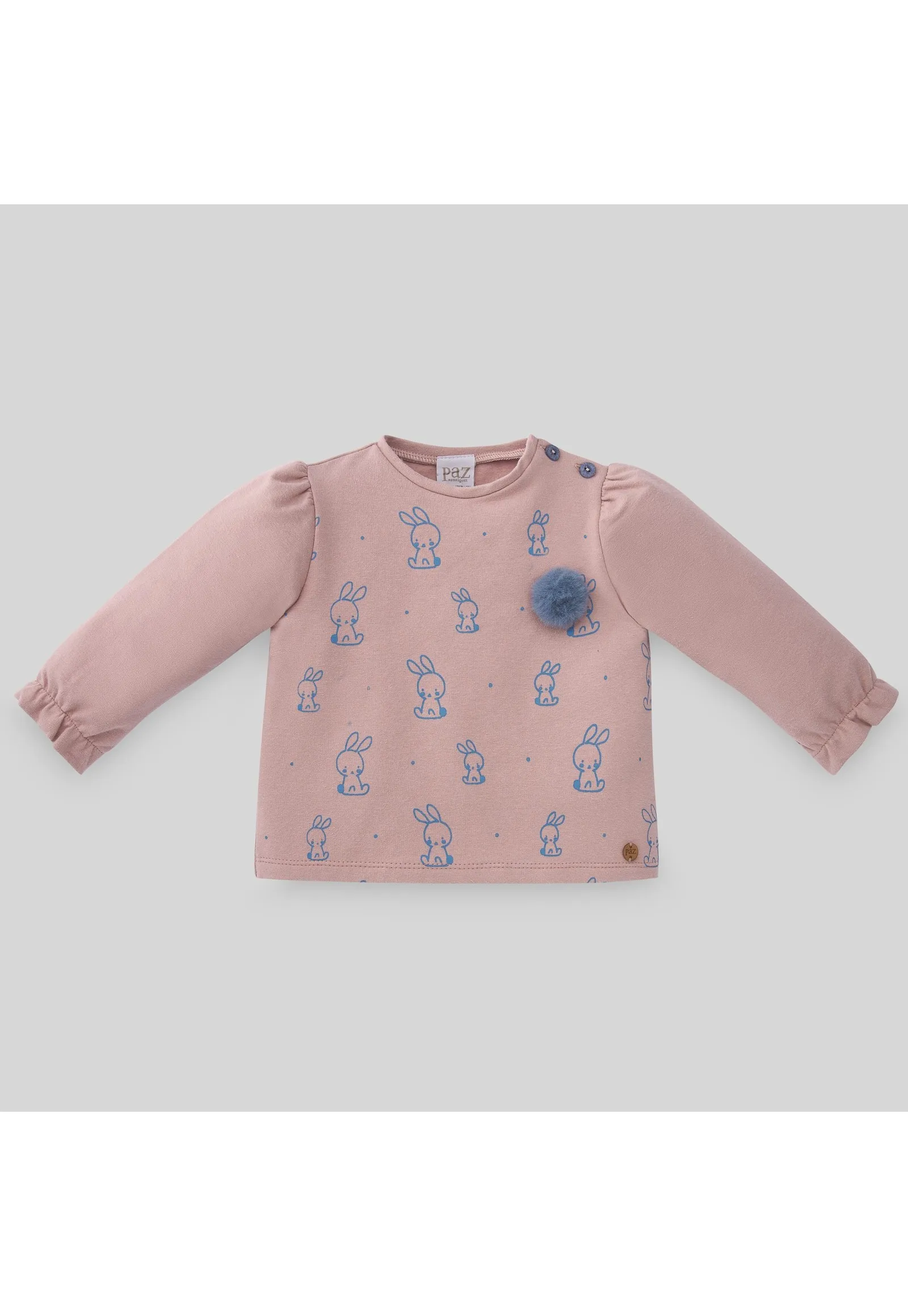 SUDADERA CONEJOS NIÑA "CONFORT"
