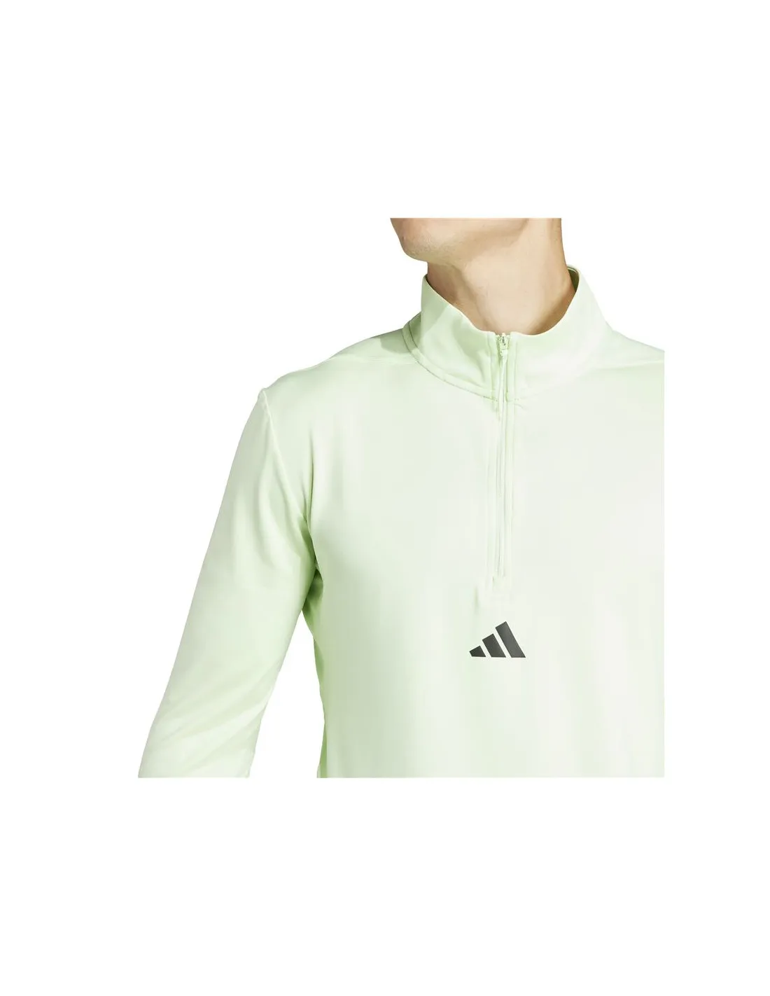 Sudadera de Fitness adidas Workout Quarter Zip Hombre Verde