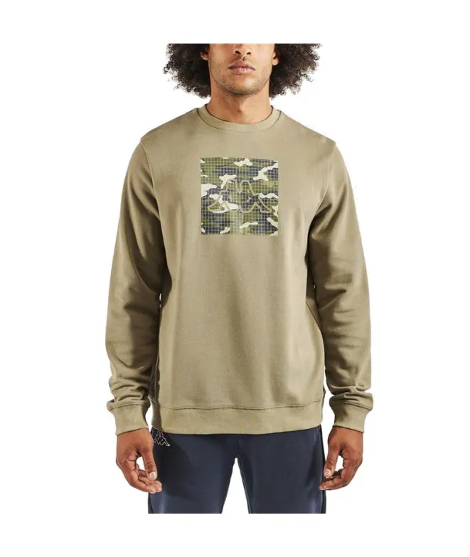 Sudadera Kappa Isoa M Green