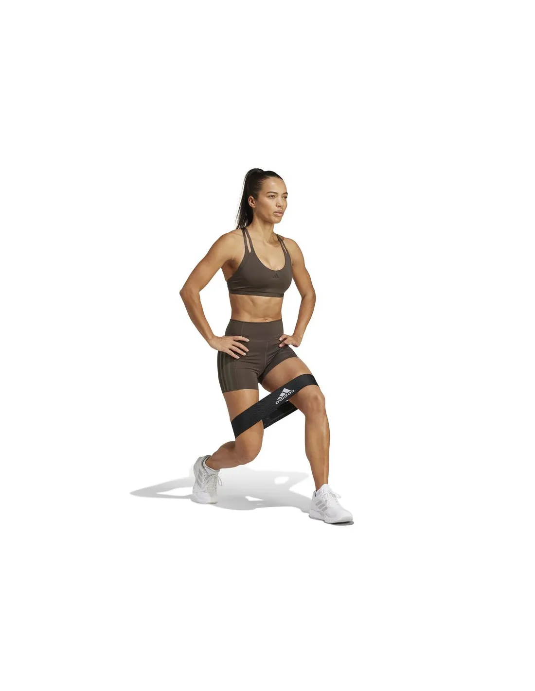 Sujetador Deportivo adidas Aeroimpact Luxe Light Support Mujer Verde Oliva